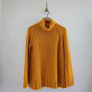 Chunky Knit Turtleneck Anthropologie Sweater Size M, Fisherman, Cabin